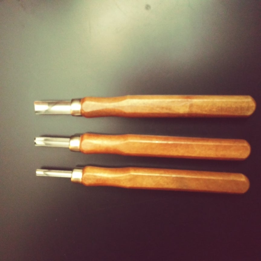 Set Of 3 Mini Gouges... 3mm...6mm...9mm | carverswoodshop arleen zomer